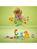 LEGO DUPLO Animal Train building set for toddlers, UK version