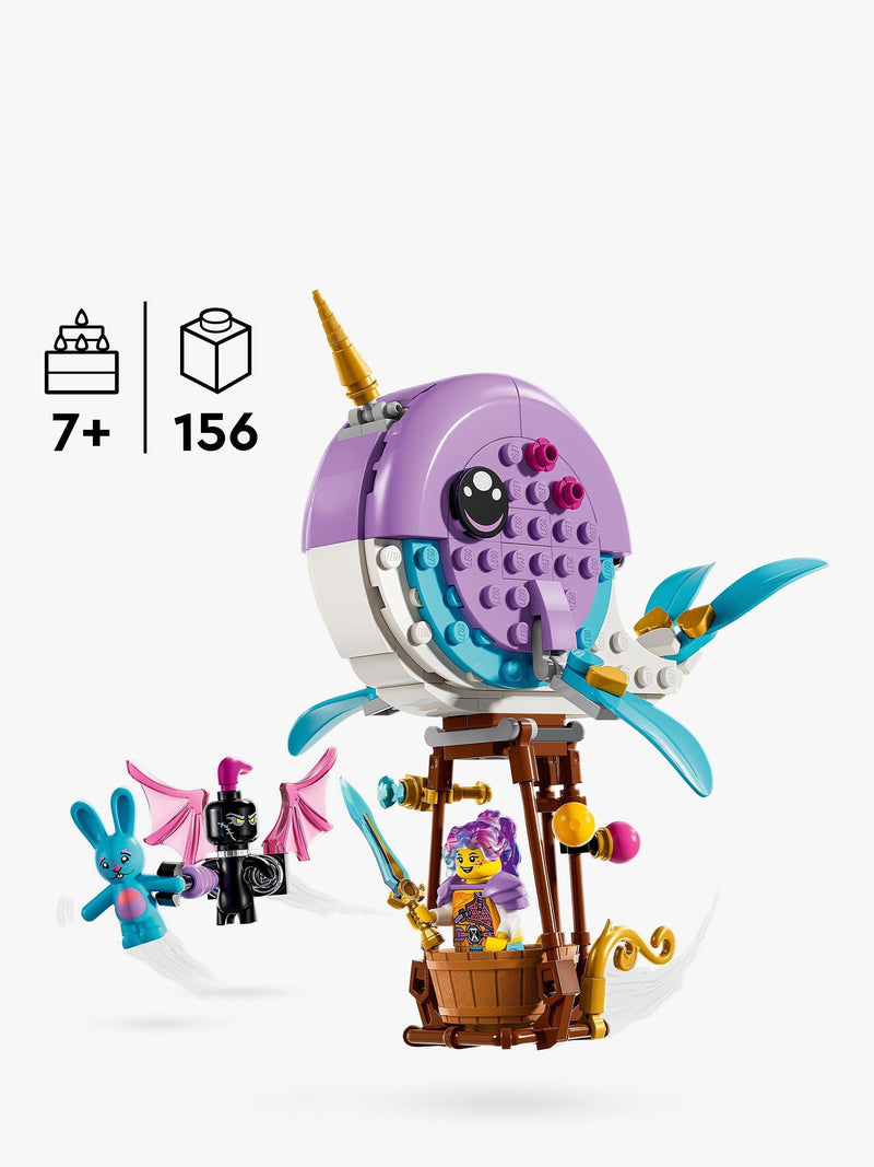 LEGO DREAMZzz narwhal hot-air balloon building set - British product