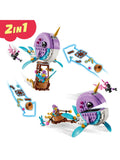 LEGO DREAMZzz narwhal hot-air balloon building set - British product