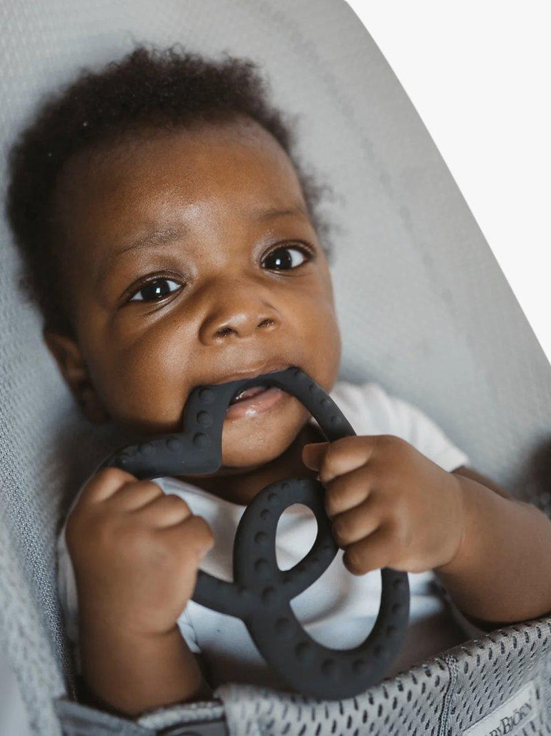 Etta Loves baby natural rubber teether black - British product