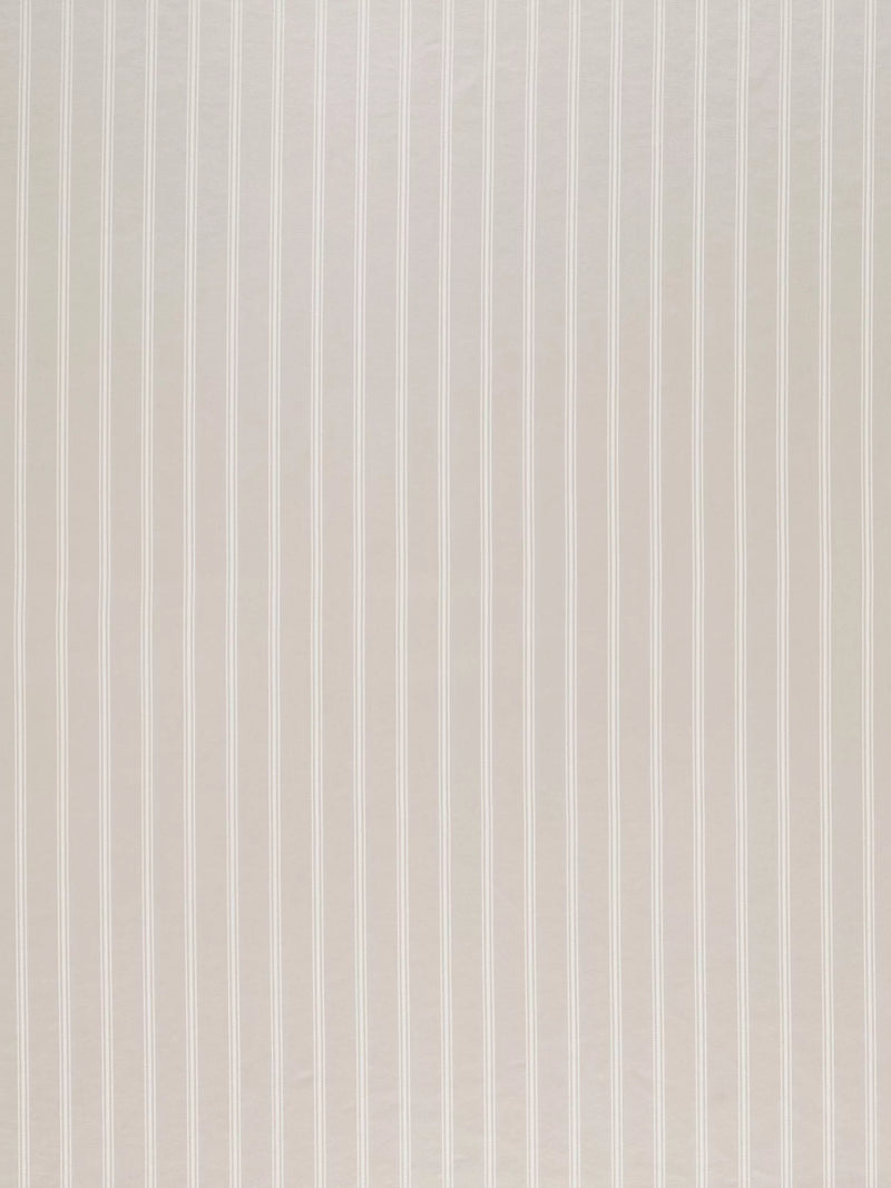 Laura Ashley Burnsall Stripe Furnishing Fabric, White Sands