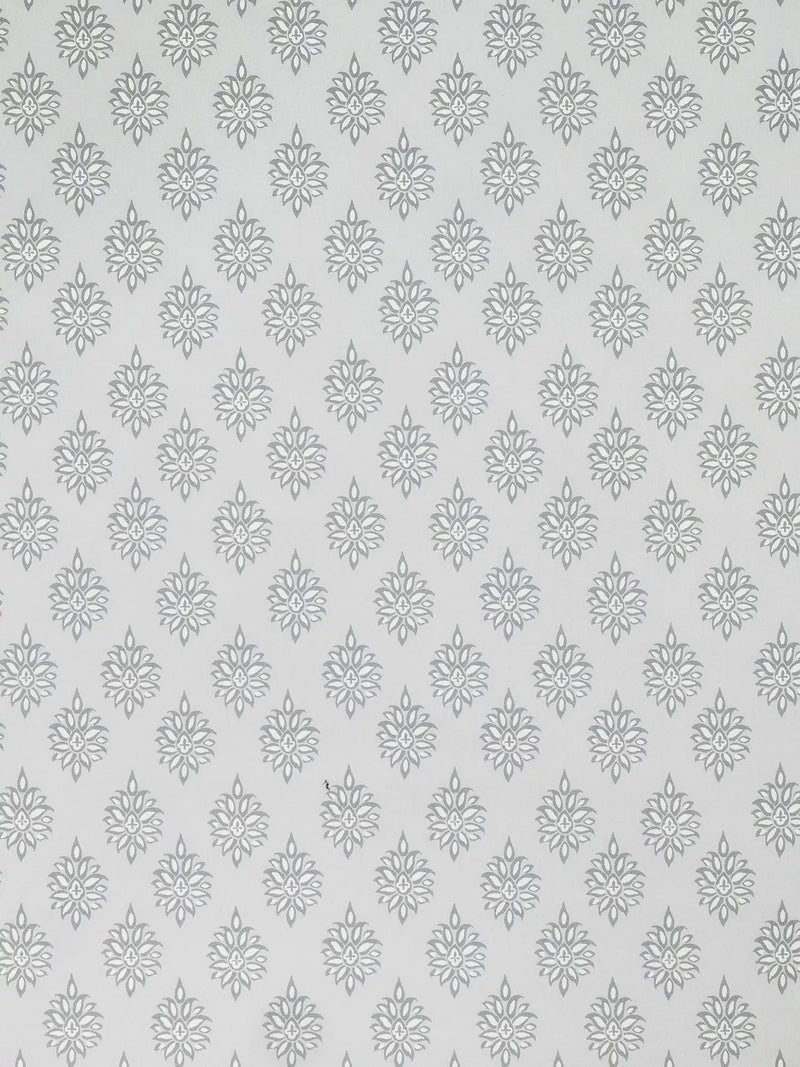 Laura Ashley Gower Furnishing Fabric, Slate White