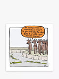 Woodmansterne Wildebeest Crossing card, UK version