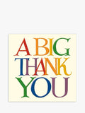Emma Bridgewater Big Thank You greetings card - British product