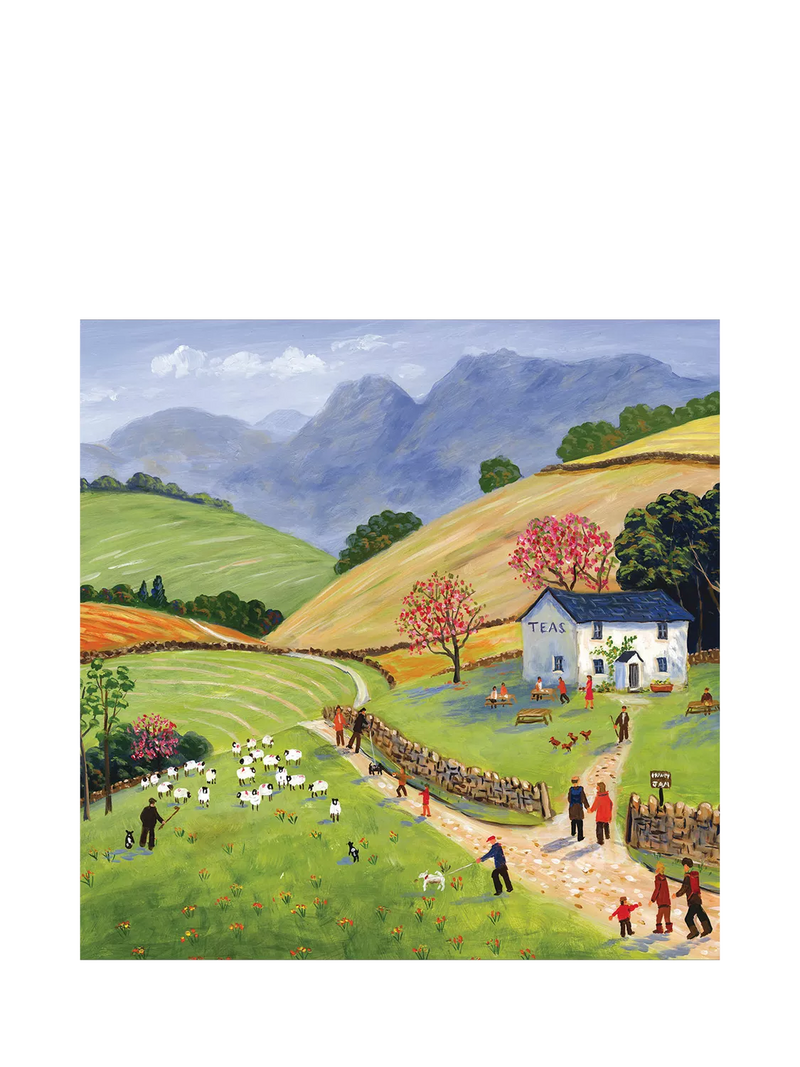 Woodmansterne countryside pub birthday card - British product