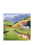 Woodmansterne countryside pub birthday card - British product