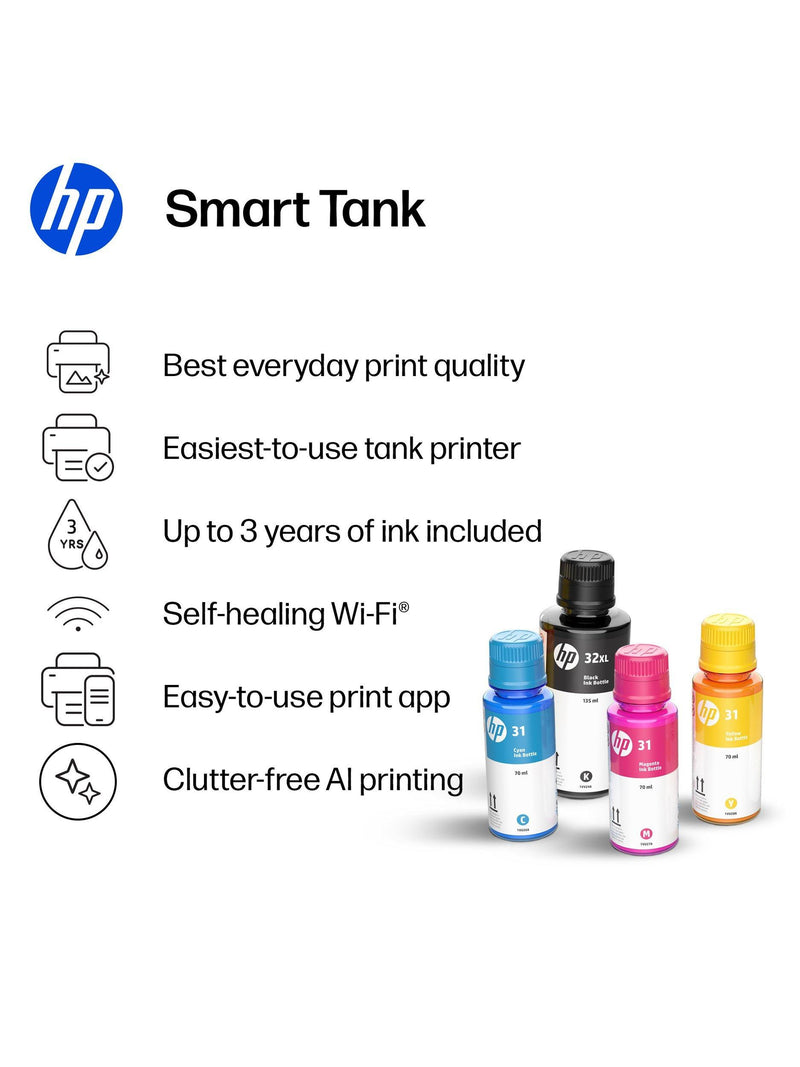 HP Smart Tank 7305 all-in-one printer (British brand)