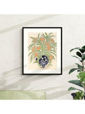 John Lewis La Poire Apricot Tulips framed print in green and orange, UK version