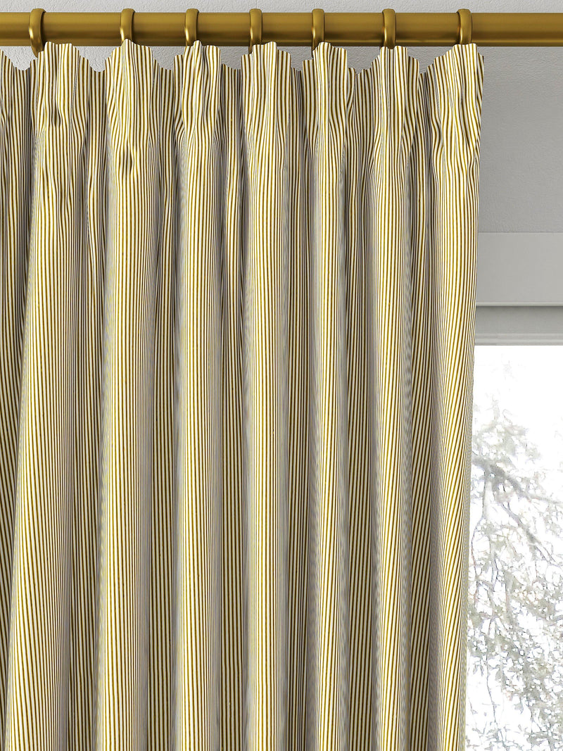 Clarke & Clarke Breton ochre fabric 140cm width, imported from the UK
