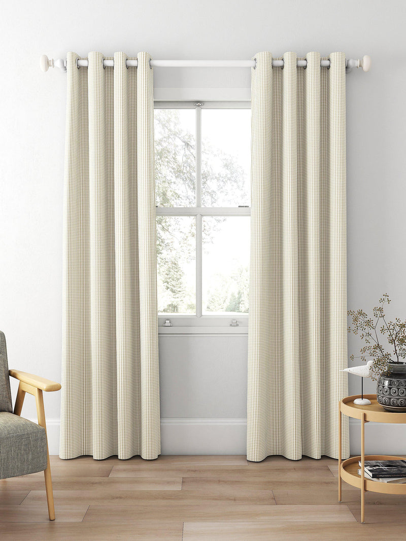 Clarke & Clarke made to measure curtains in Dove 140cm width, UK version