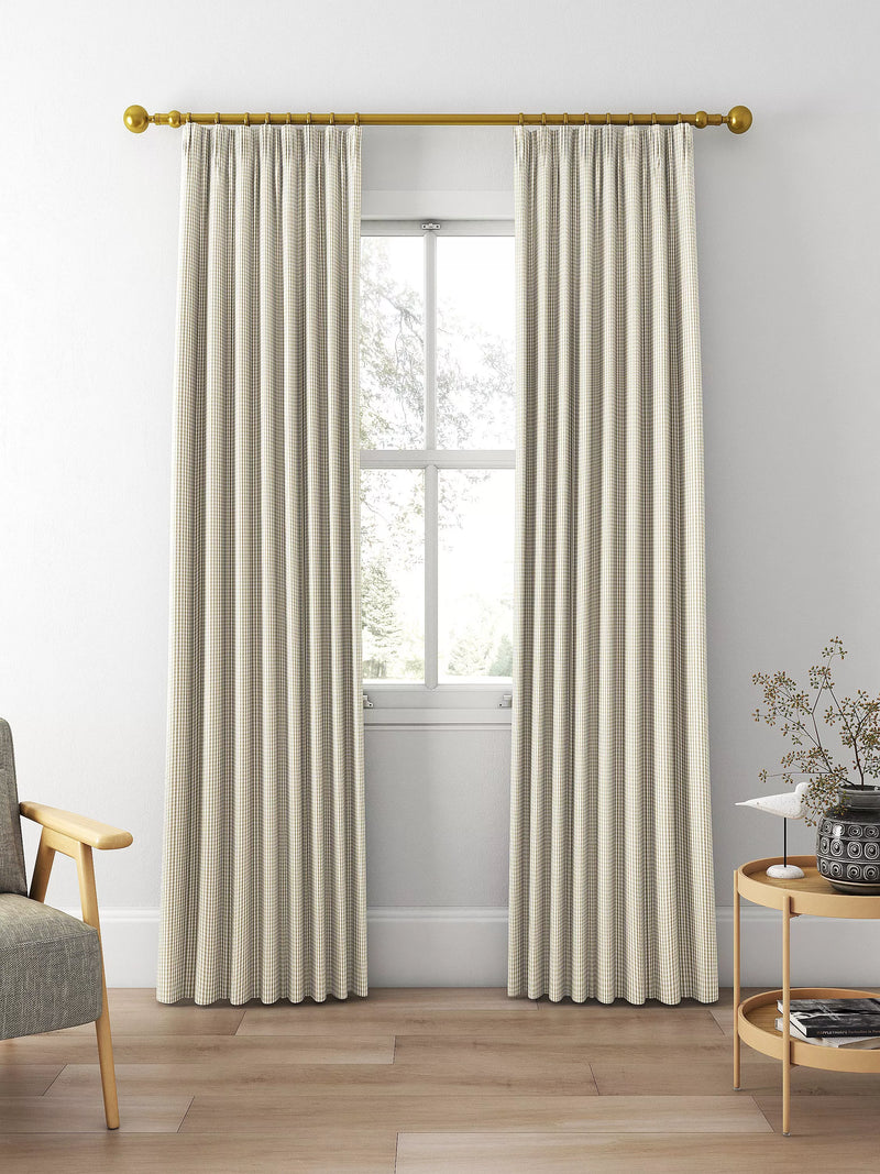 Clarke & Clarke made to measure curtains in Dove 140cm width, UK version