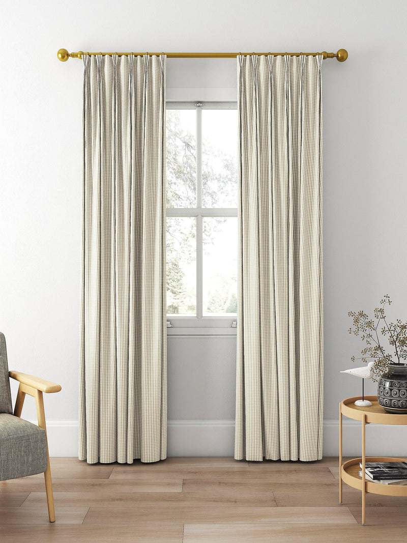 Clarke & Clarke made to measure curtains in Dove 140cm width, UK version