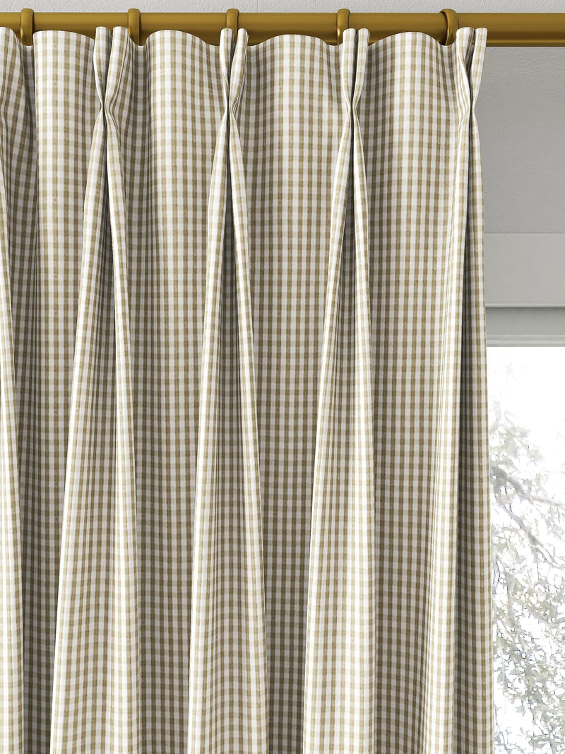 Clarke & Clarke made to measure curtains in Dove 140cm width, UK version
