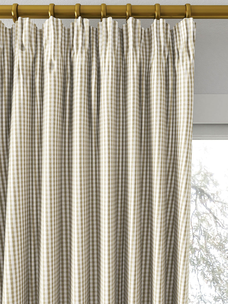 Clarke & Clarke made to measure curtains in Dove 140cm width, UK version
