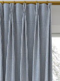 Clarke & Clarke navy curtain or roman blind made to measure, UK version