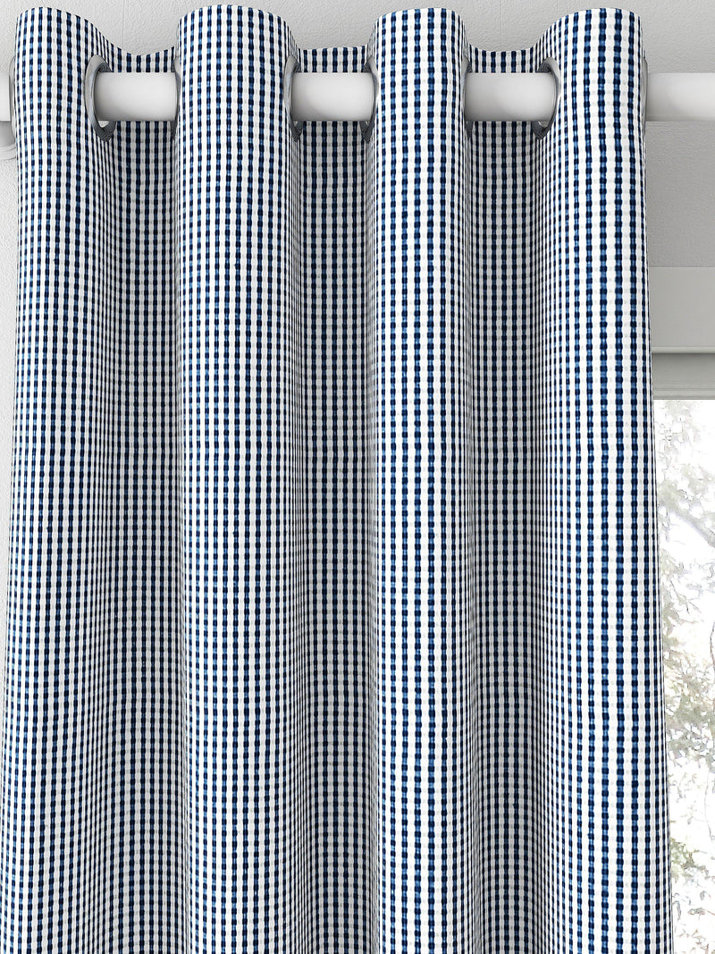 Clarke & Clarke navy curtain or roman blind made to measure, UK version