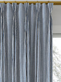 Clarke & Clarke navy curtain or roman blind made to measure, UK version