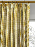 Clarke & Clarke Windsor curtains ochre, imported from the UK