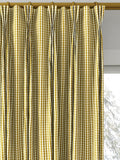 Clarke & Clarke Windsor curtains ochre, imported from the UK