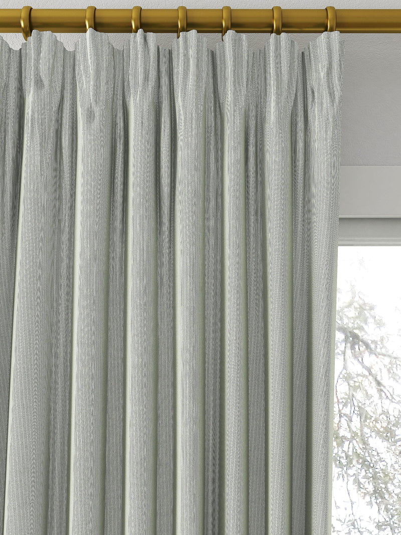 Clarke & Clarke Spencer sage curtain, imported from the UK