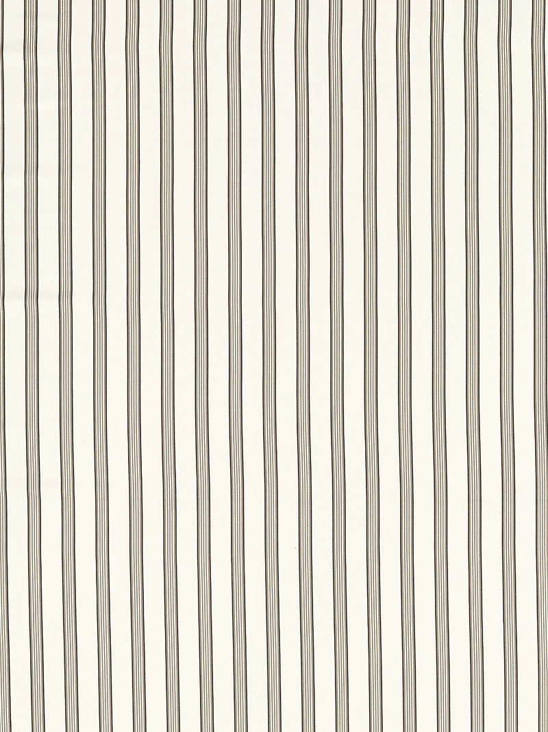 Clarke & Clarke Edison made to measure curtains charcoal natural stripe fabric, UK version