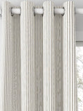 Clarke & Clarke Edison made to measure curtains charcoal natural stripe fabric, UK version
