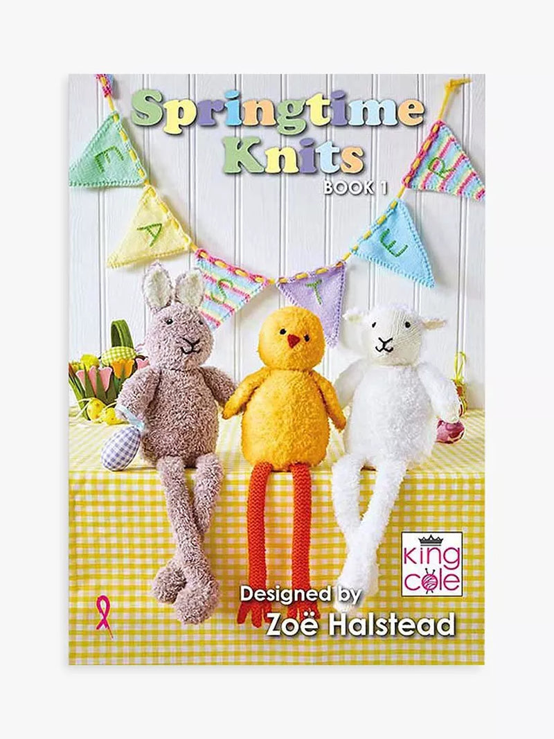 King Cole Springtime Knits Book 1 knitting book (British brand)