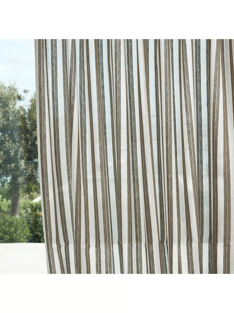 Harlequin Himmel Streifen Voile Möbelstoff 311cm