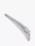 Eclectica pre-loved Swarovski crystal shooting star brooch 2x8cm - British product