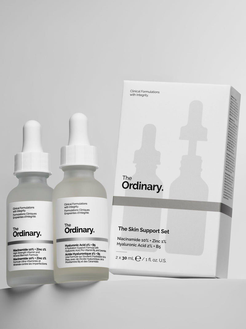 The Ordinary skincare set with Hyaluronic Acid and Niacinamide 60ml (British brand)