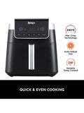 Ninja AF180 Max Pro Air Fryer 6.2L Black, imported from the UK