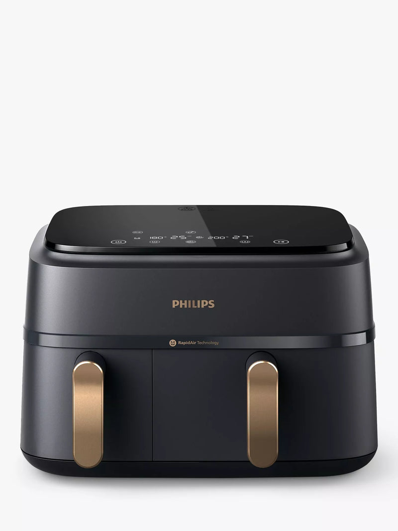 Philips dual basket air fryer 9L (British brand)
