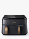 Philips dual basket air fryer 9L (British brand)