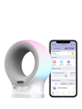 John Lewis Hubble Eclipse Plus Smart Audio Monitor and Sleep Trainer with Nightlight and Bluetooth Speaker- Buy online at McGrocer