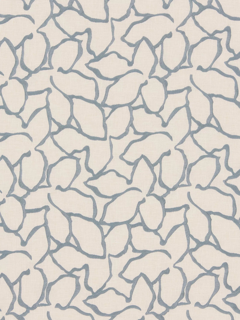 John Lewis Calathea embroidered curtain slate, imported from the UK
