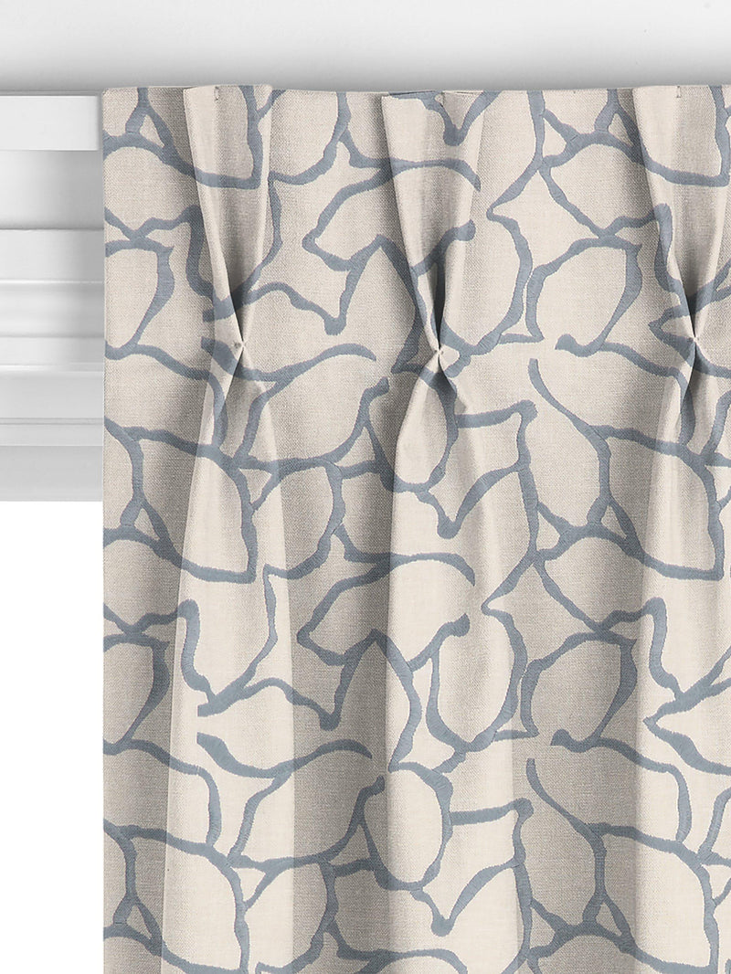 John Lewis Calathea embroidered curtain slate, imported from the UK