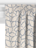 John Lewis Calathea embroidered curtain slate, imported from the UK