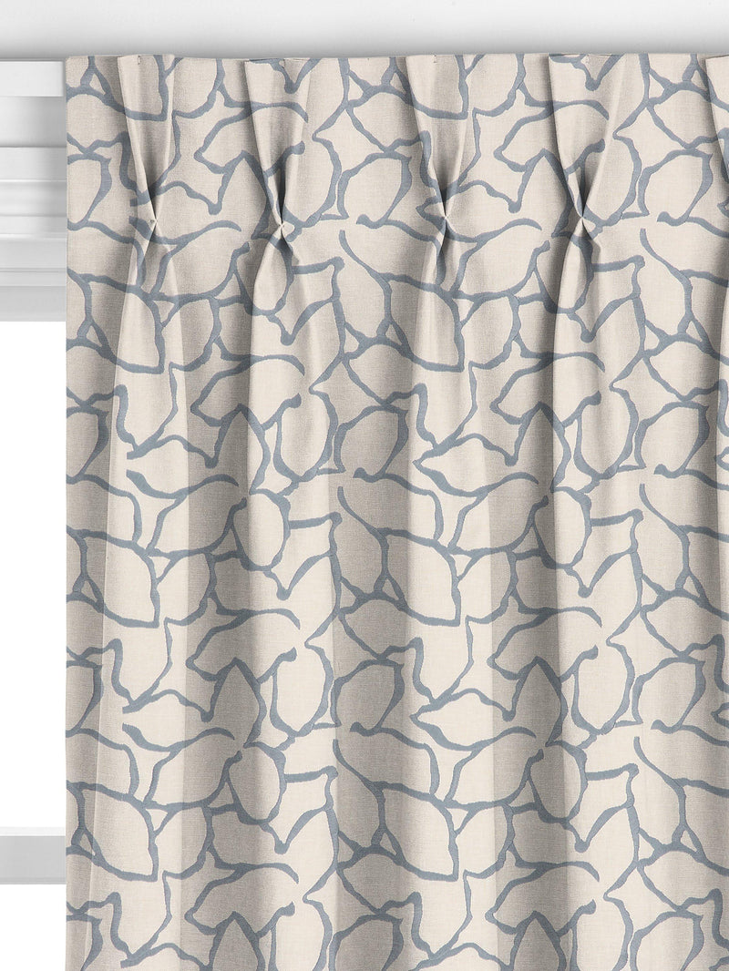 John Lewis Calathea embroidered curtain slate, imported from the UK