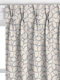 John Lewis Calathea embroidered curtain slate, imported from the UK