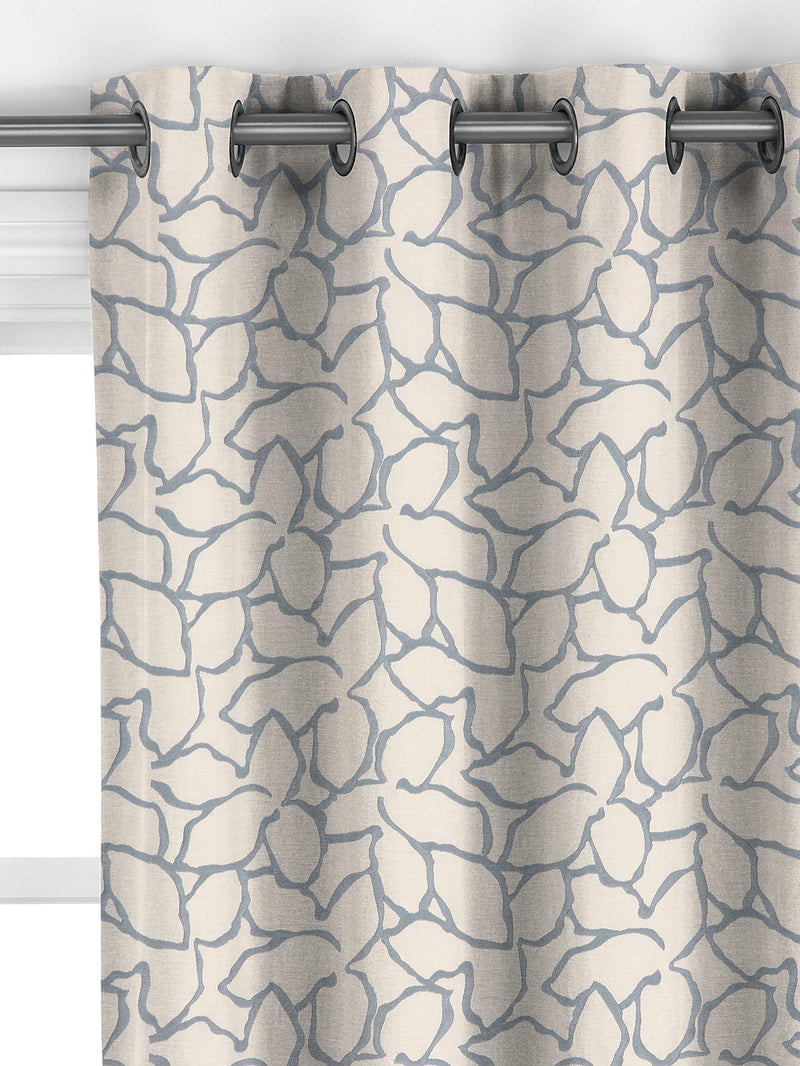 John Lewis Calathea embroidered curtain slate, imported from the UK