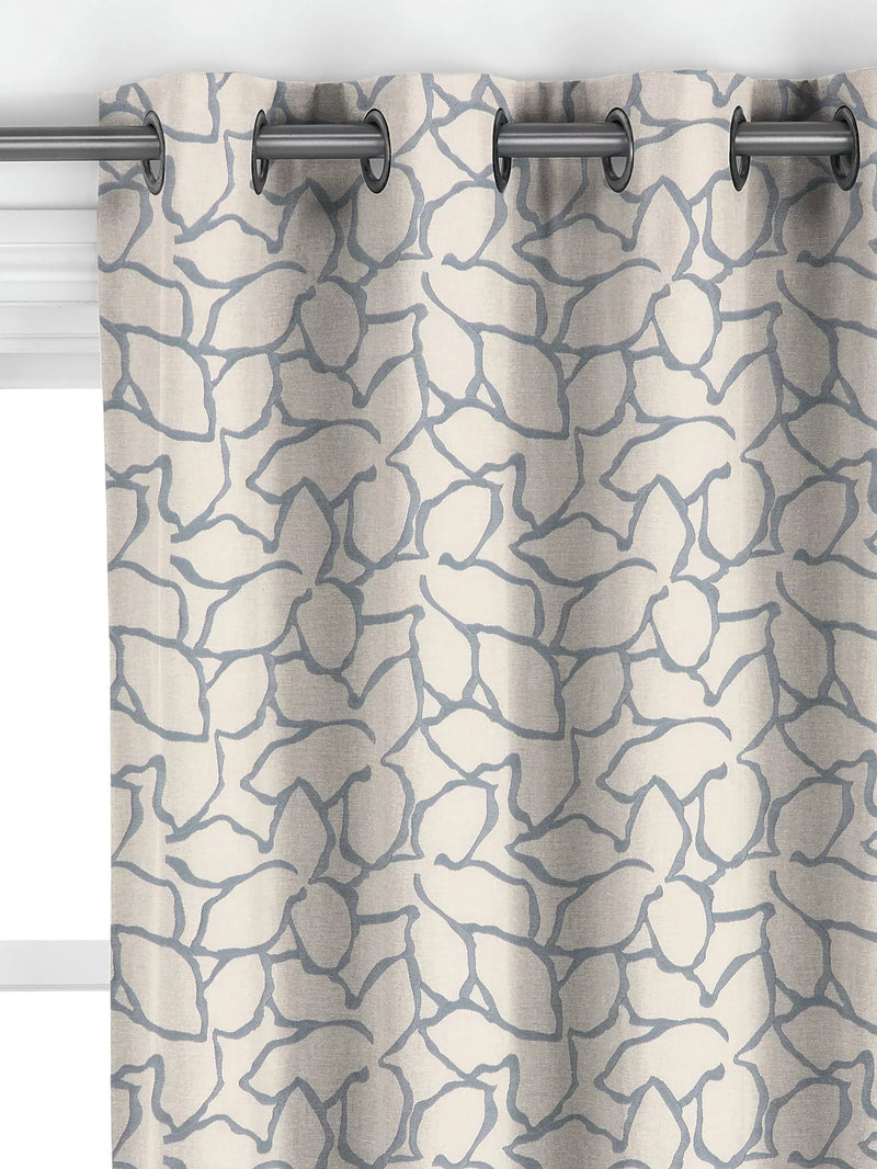 John Lewis Calathea embroidered curtain slate, imported from the UK