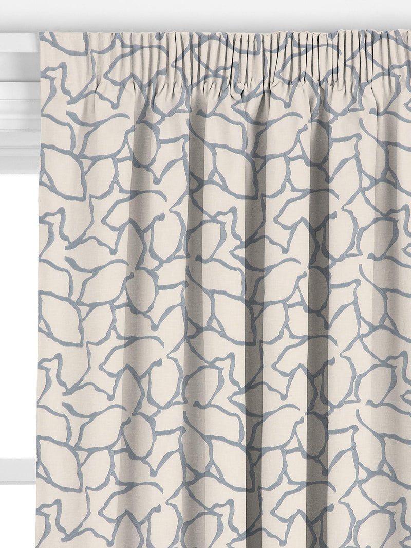 John Lewis Calathea embroidered curtain slate, imported from the UK
