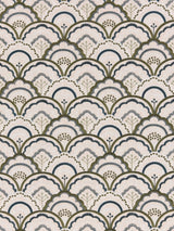 John Lewis John Lewis Astra Embroidery Made to Measure Curtains or Roman Blind in Dark Olive- Buy online at McGrocer