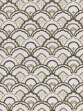 John Lewis Astra embroidery curtains dark olive made to measure - British product