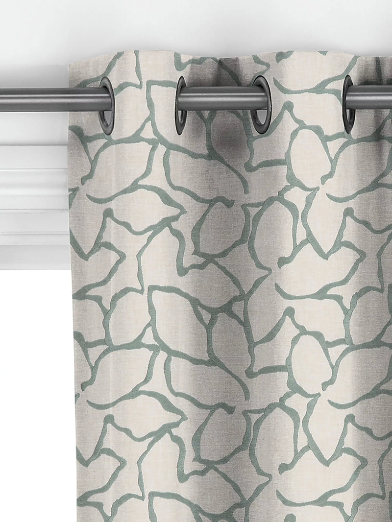John Lewis Calathea made to measure curtains Myrtle Green, UK version