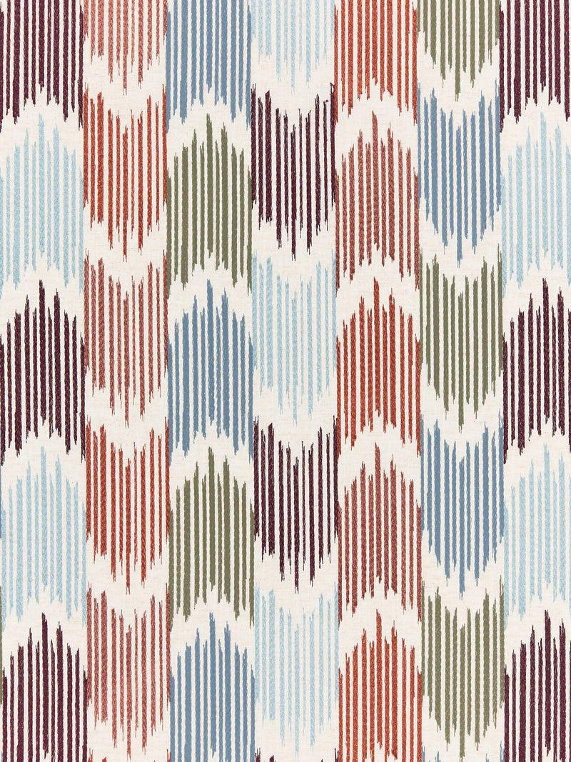 John Lewis Valle Ikat furnishing fabric geometric pattern, UK version