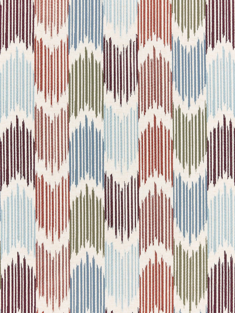 John Lewis Ikat curtains blue multi made to measure (British brand)
