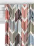 John Lewis Ikat curtains blue multi made to measure (British brand)