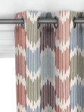 John Lewis Ikat curtains blue multi made to measure (British brand)