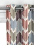 John Lewis Ikat curtains blue multi made to measure (British brand)